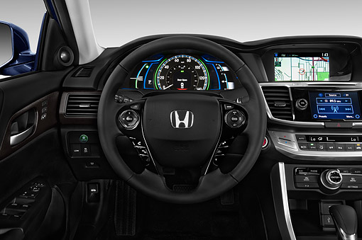 2015 Honda Accord Hybrid 4 Door Sedan Interior Detail