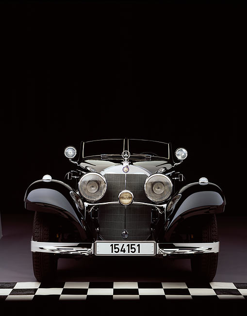 1937 Mercedes-benz 540k Special Roadster Black 